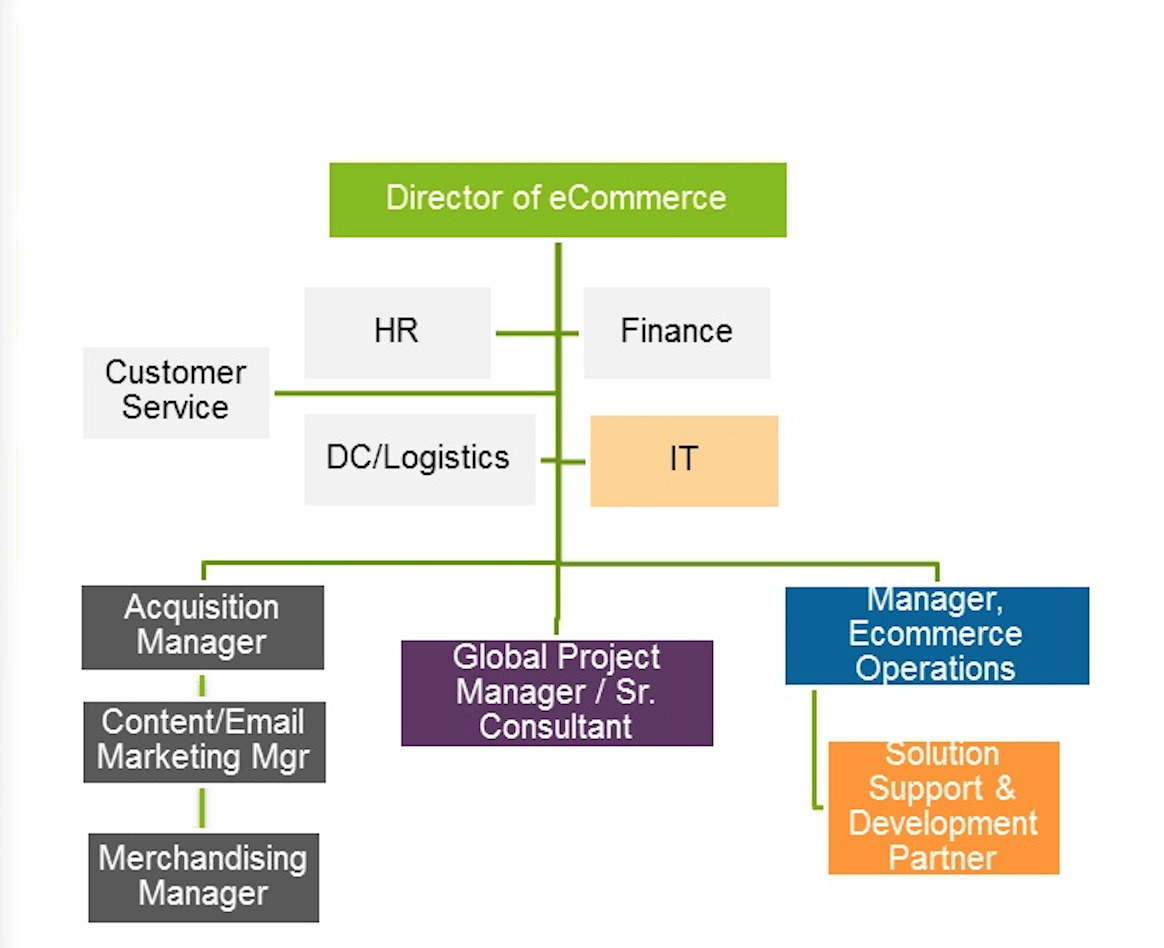 ecommerce organizational structure